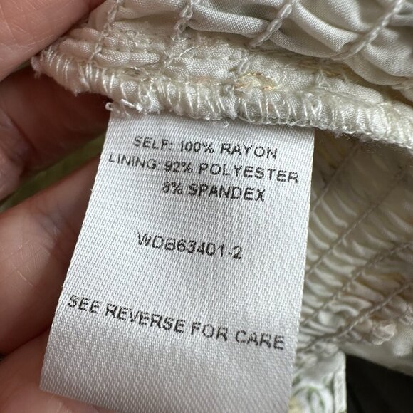 Lost + Wander Ditzy Floral Smocked Mini Dress Garden Cottagecore Sz M Boho Y2K - Picture 8 of 11